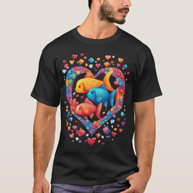 Regenbogenfisch T-Shirt (Vorderseite)