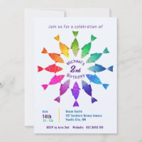 Regenbogenfische im Ozean niedliche bunte Muster