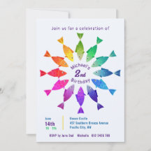 Regenbogenfische im Ozean niedliche bunte Muster