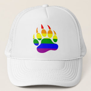 Regenbogenflache Truckerkappe
