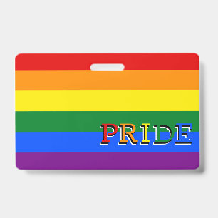 Regenbogenflagge Abzeichen & LGBT, Pride Ausweis