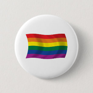 Regenbogenflagge Anstecker Button