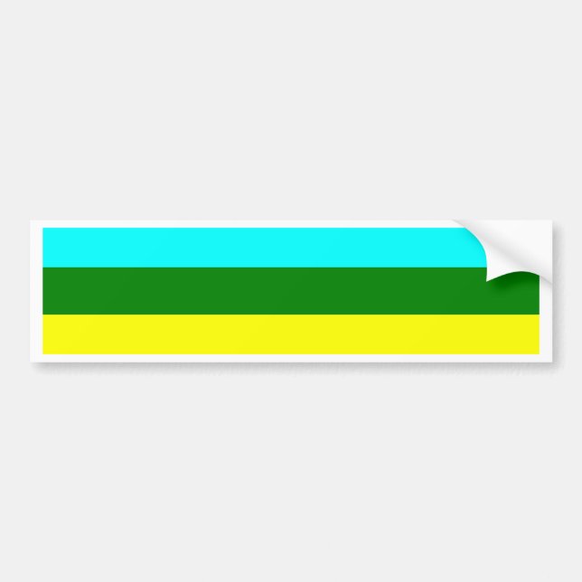 Regenbogenflagge Autoaufkleber (Vorne)