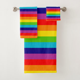 Regenbogenflagge  badhandtuch set
