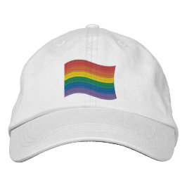 Regenbogenflagge Bestickte Baseballkappe