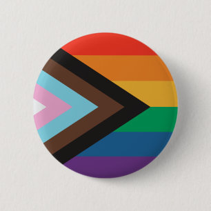 Regenbogenflagge Button