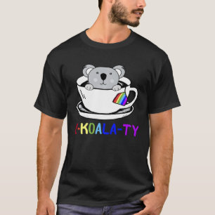 Regenbogenflagge Gay Pride Koala Design Idee Lgbt T-Shirt