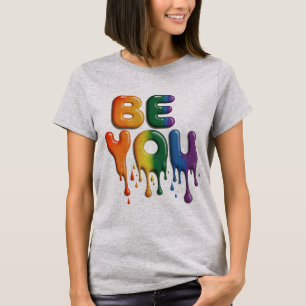Regenbogenflagge Gay Pride sei du Lustiges und coo T-Shirt