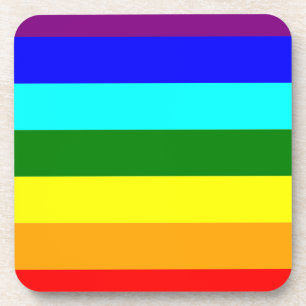 Regenbogenflagge Getränkeuntersetzer