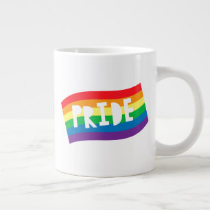 Regenbogenflagge Jumbo-Tasse