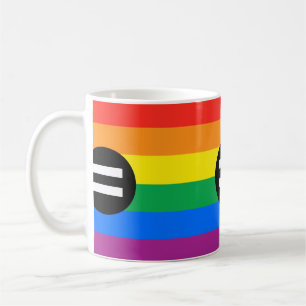 Regenbogenflagge Kaffeetasse