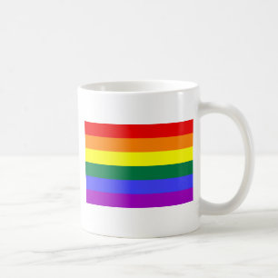 Regenbogenflagge Kaffeetasse