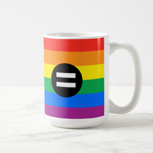 Regenbogenflagge Kaffeetasse