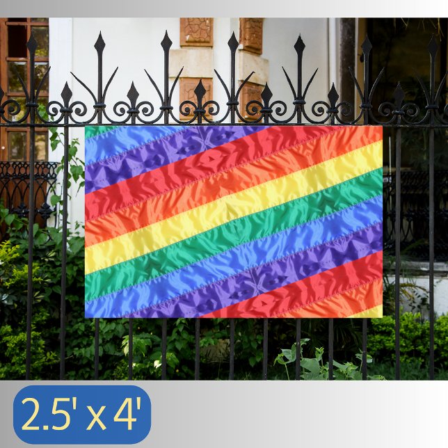 Regenbogenflagge LGBT-Regenbogenstreifen Gay Pride Banner (Von Creator hochgeladen)