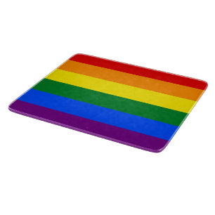 Regenbogenflagge (LGBT) Schneidebrett