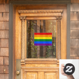 Regenbogenflagge - LGBT & Stolz Fensteraufkleber