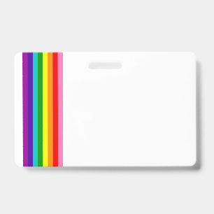 Regenbogenflagge LGBTQIA Gay Pride Horizontal Abze Ausweis