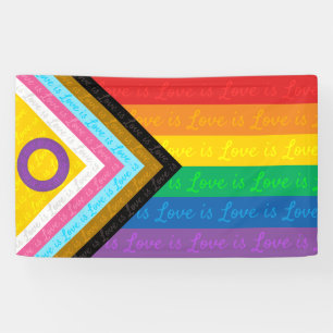 Regenbogenflagge Liebes ist Liebes Banner