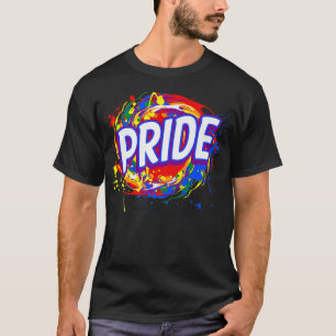 Regenbogenflagge mit LGBT- und LGBTQ-Premium T-Shirt