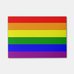 Regenbogenflagge Post-it Klebezettel