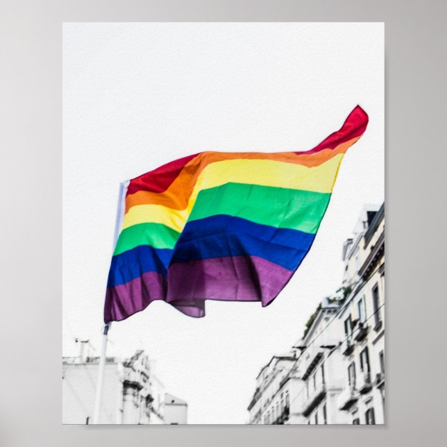Regenbogenflagge Poster (Vorne)
