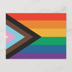 Regenbogenflagge Postkarte