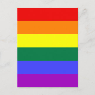 Regenbogenflagge Postkarte