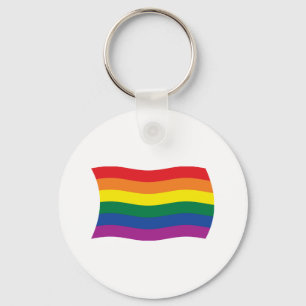 Regenbogenflagge-Schlüsselanhänger der Schwulenbew Schlüsselanhänger