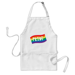Regenbogenflagge Schürze