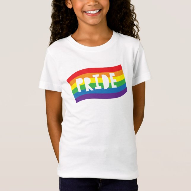 Regenbogenflagge T-Shirt (Vorderseite)