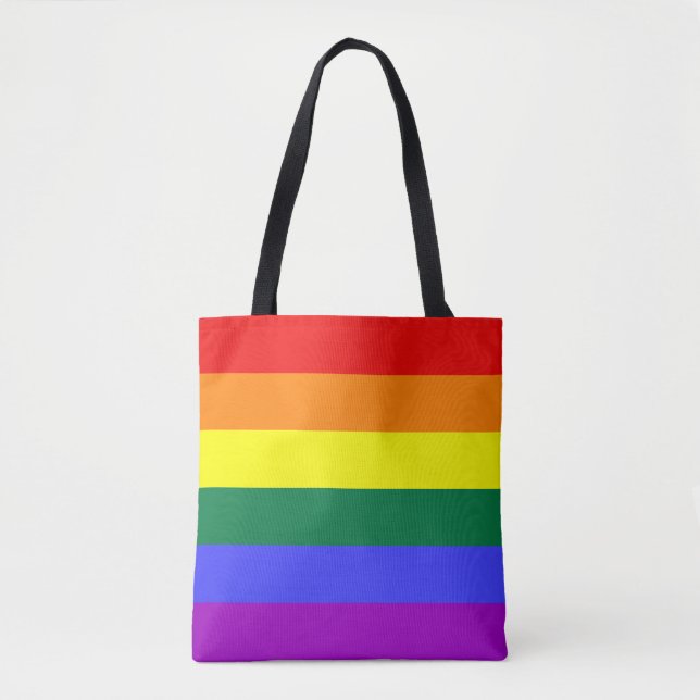 Regenbogenflagge Tasche (Vorderseite)