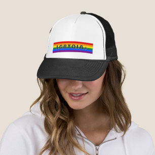 REGENBOGENFLAGGEN-FARBEN STREIFEN + deine Ideen Truckerkappe