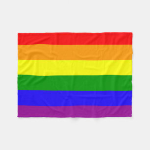 Regenbogenflaggen-Fleecedecke Fleecedecke