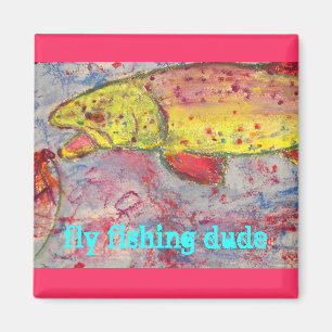 Regenbogenfliege Magnet