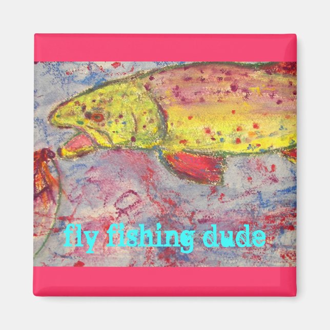 Regenbogenfliege Magnet (Vorne)