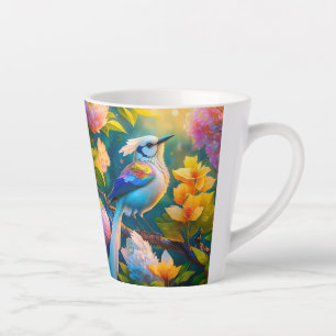 Regenbogenflügeliger Jay-Fantasievogel Milchtasse