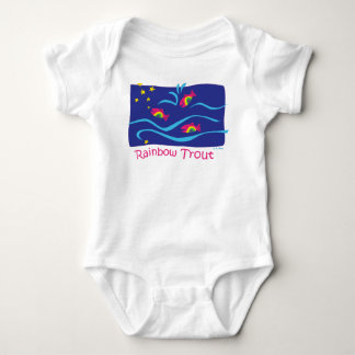 Regenbogenforelle Baby Strampler
