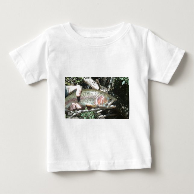 Regenbogenforelle Baby T-shirt (Vorderseite)