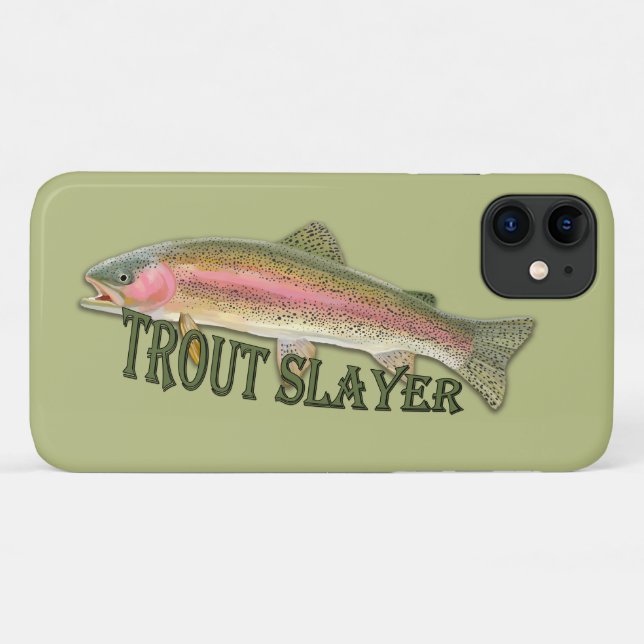 Regenbogenforelle Case-Mate iPhone Hülle (Rückseite (Horizontal))