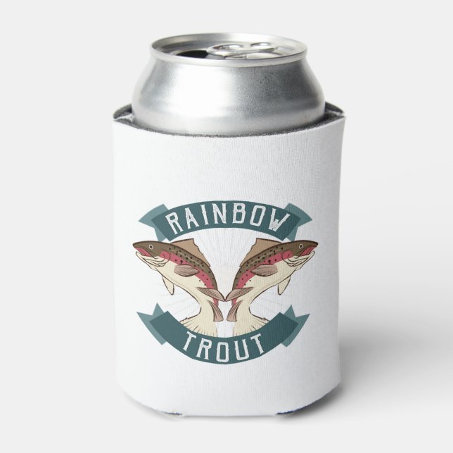 Regenbogenforelle Dosenkühler (Kanne Vorderseite)