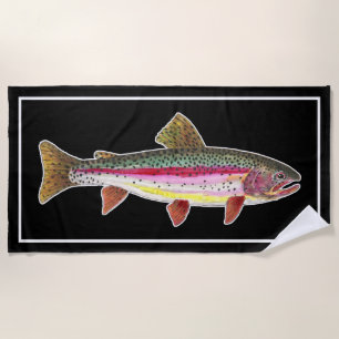 Regenbogenforelle Fischen Ichthyologie Cool Somme Strandtuch