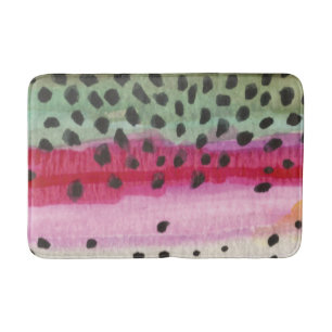 Regenbogenforelle Fisherman Badematte