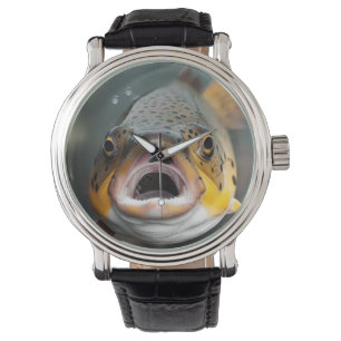 Regenbogenforelle Fliegen Armbanduhr