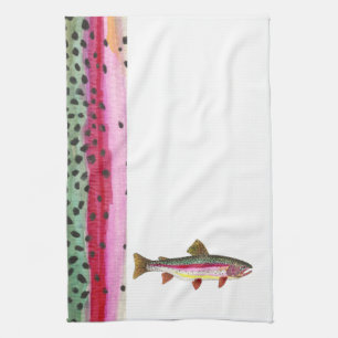 Regenbogenforelle Geschirrtuch