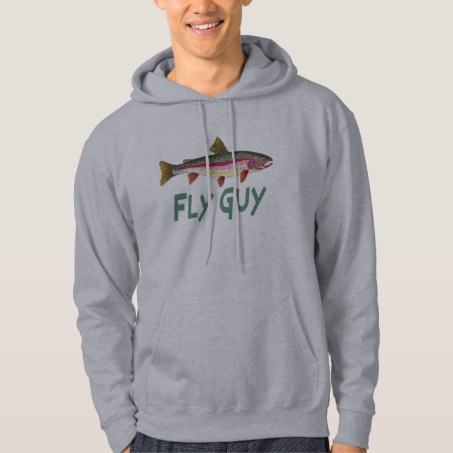 Regenbogenforelle Hoodie (Vorderseite)