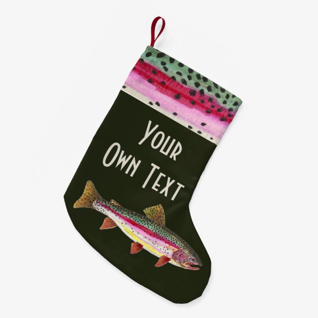 Regenbogenforelle| Ichthyologie Kleiner Weihnachtsstrumpf (Vorderansicht (hängend))