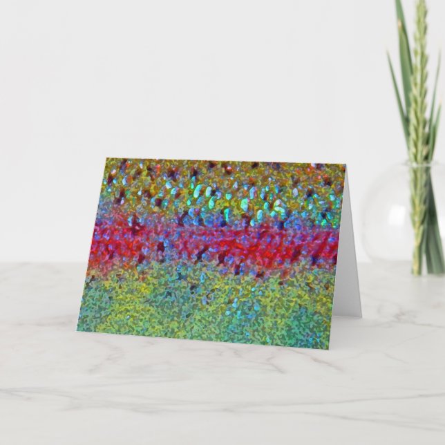 Regenbogenforelle - Karte (Vorderseite)