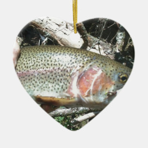 Regenbogenforelle Keramikornament