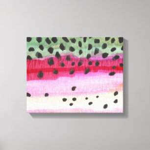 Regenbogenforelle Leinwanddruck