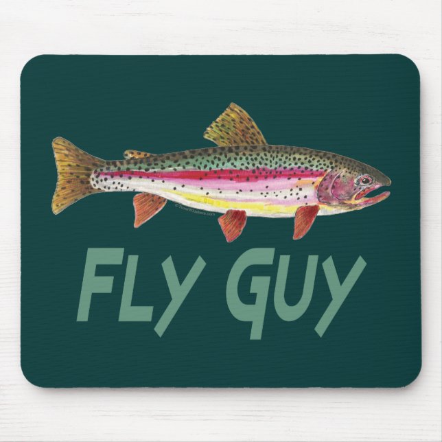 Regenbogenforelle Mousepad (Vorne)